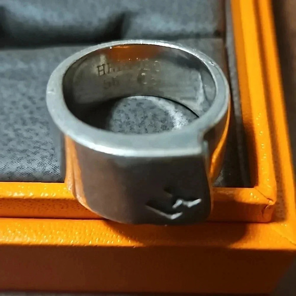 Hermes Candy H Sterling Silver 925 Ring size 6.5 - Picture 3 of 6